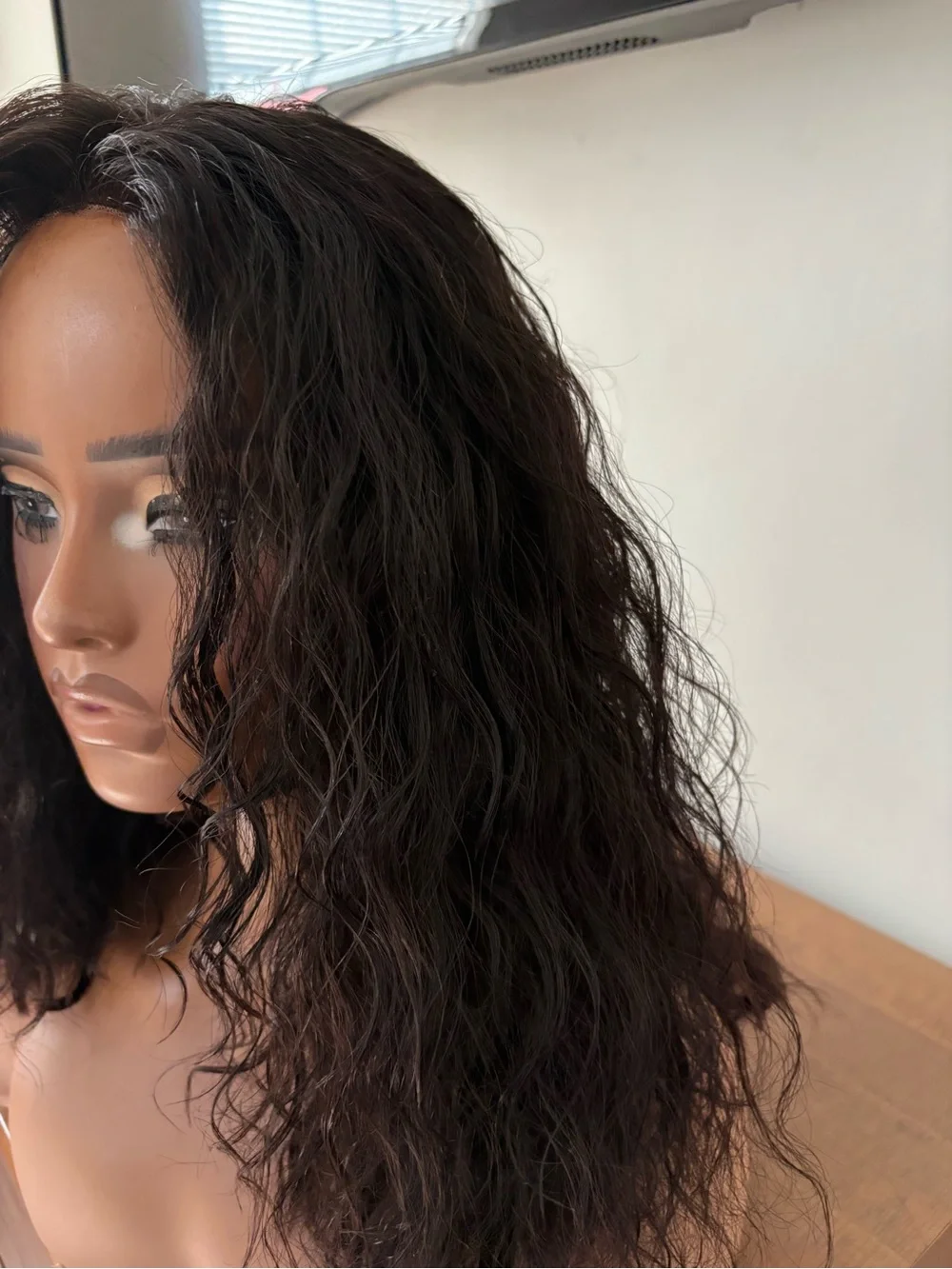 Natural Black Wavy Raw Hair Wig